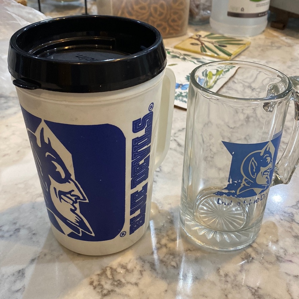 2 Duke university mugs